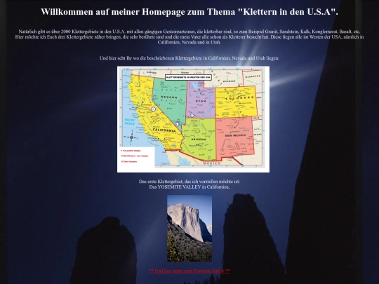 My Homepage - Climbing in the USA screenshot