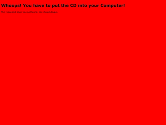ERROR screenshot