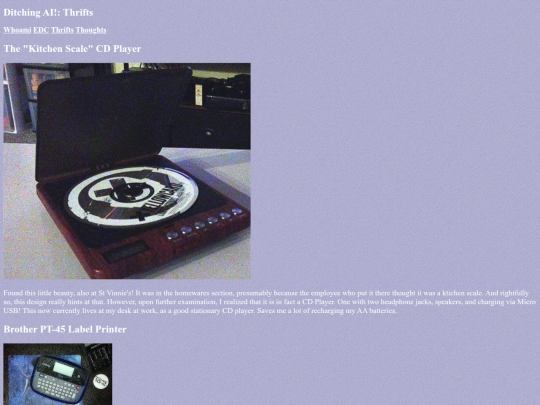 thrifts screenshot