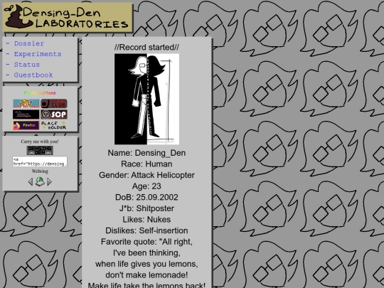 pages/dossier screenshot