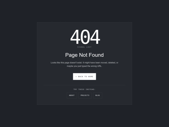 not_found screenshot