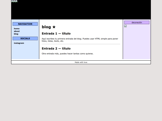 blog screenshot