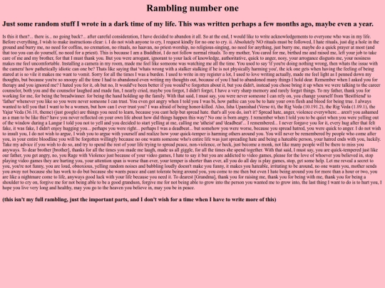 Rambling1 screenshot