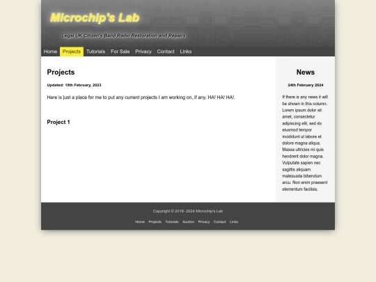 projects screenshot