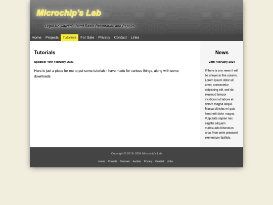 tutorials screenshot