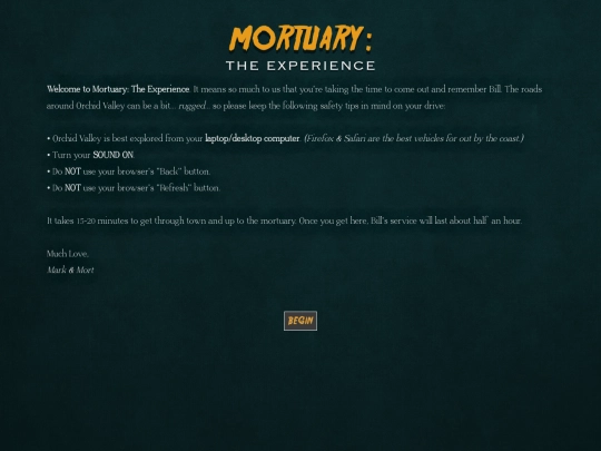 Mortuary Preshow Free screenshot
