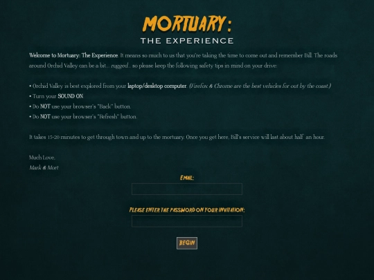 Mortuary Preshow screenshot