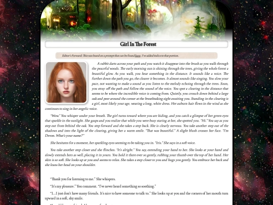 s/GirlInTheForest screenshot