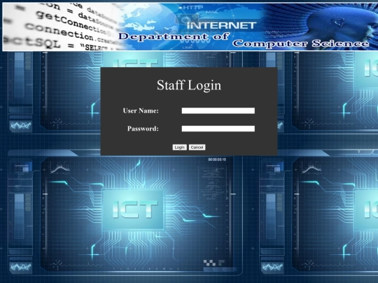 Loginpage screenshot