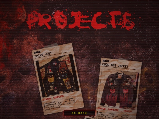 projects screenshot