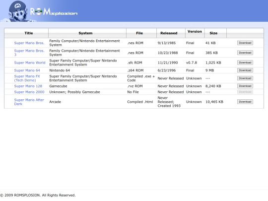 index screenshot