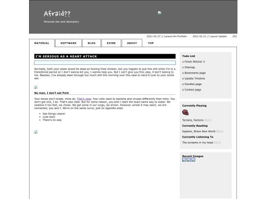 test page/home screenshot