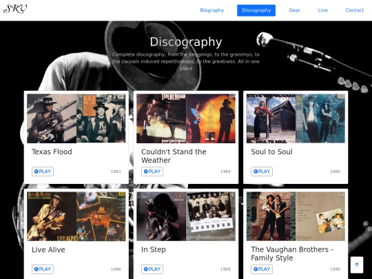 discography screenshot