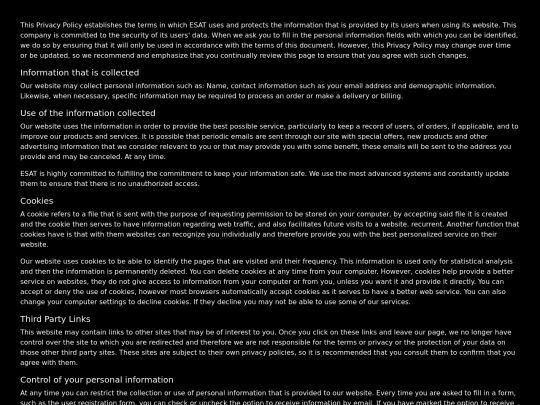 privacy_policy screenshot