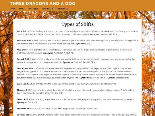 Shift-Glossary screenshot