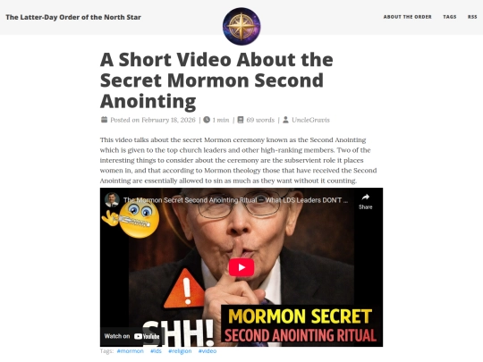 post/secondanointingvideo screenshot