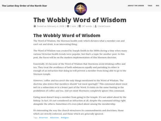 post/wordofwisdom screenshot