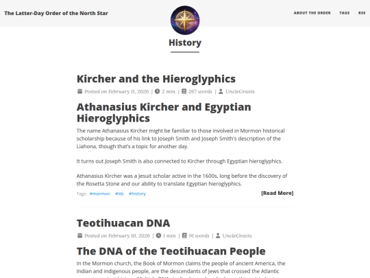 tags/history screenshot