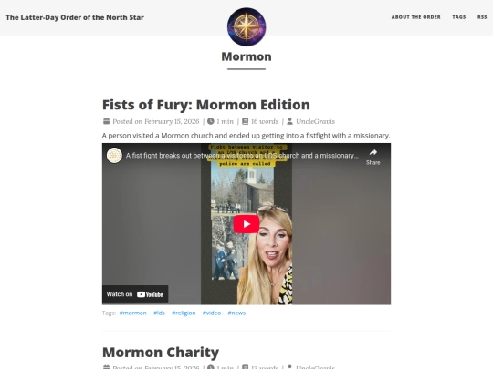 tags/mormon screenshot