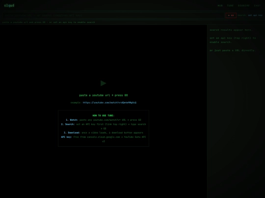 tube screenshot