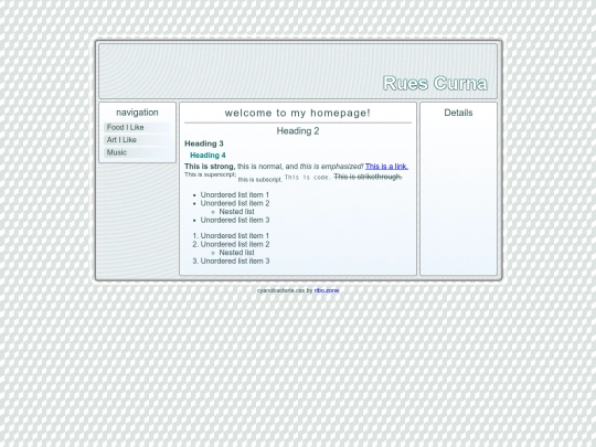 index screenshot