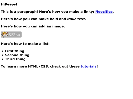 index screenshot