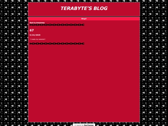 blog screenshot