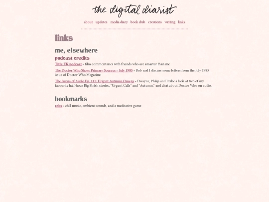 links screenshot