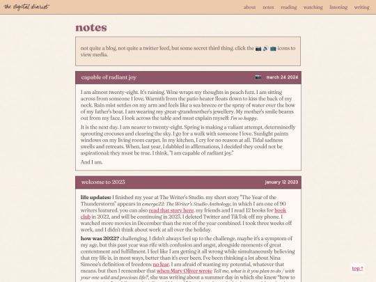notes screenshot