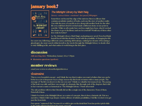 reading/bookclub/2022/midnightlibrary screenshot
