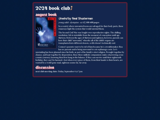 reading/bookclub/2024/unwind screenshot