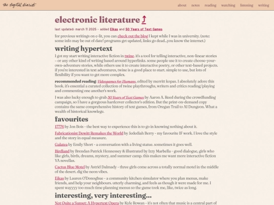 reading/e-lit screenshot