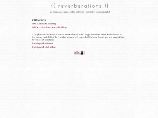 reverberations screenshot