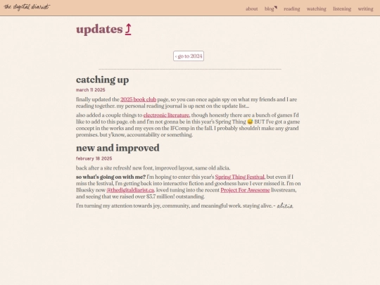 weblog/2025 screenshot