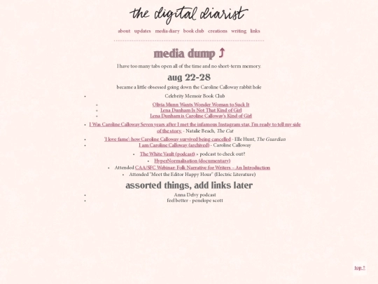 weblog/mediadump2021 screenshot