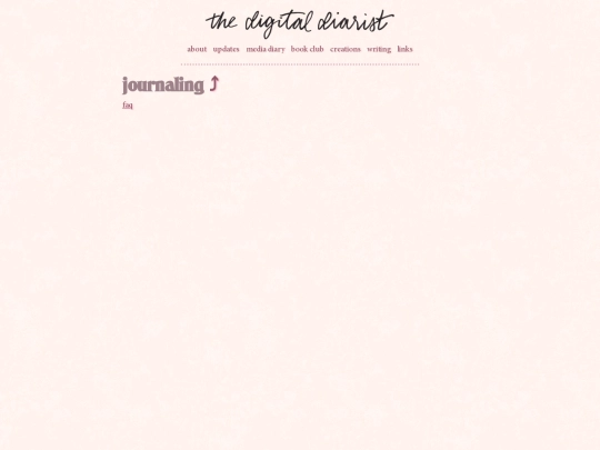 writing/journaling screenshot
