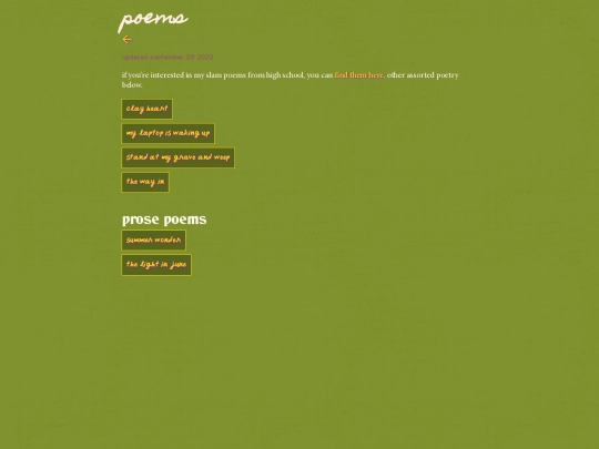 writing/poetry screenshot