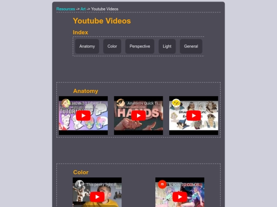 resources/artytvideos screenshot