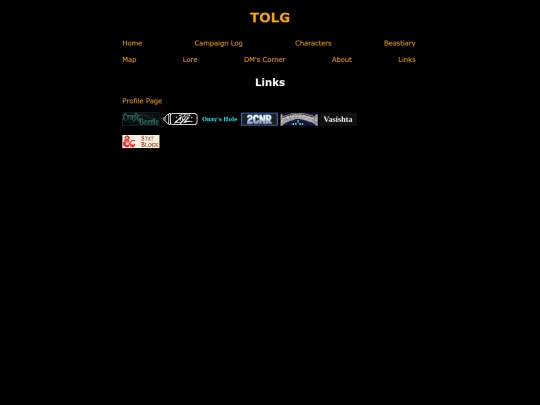links screenshot