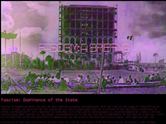 fascism screenshot