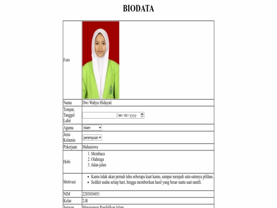 index screenshot