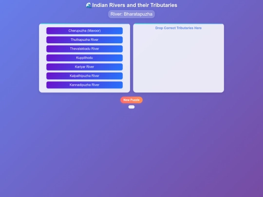UPSC Memory Quiz/KeralaRivers screenshot