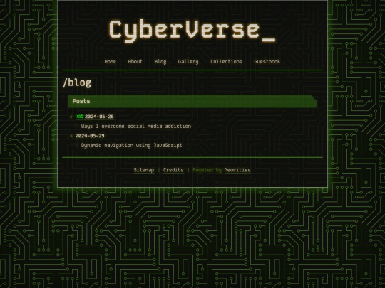 blog screenshot