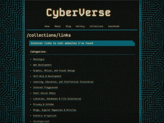 collections/links screenshot