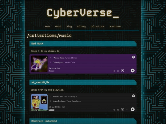 collections/music screenshot