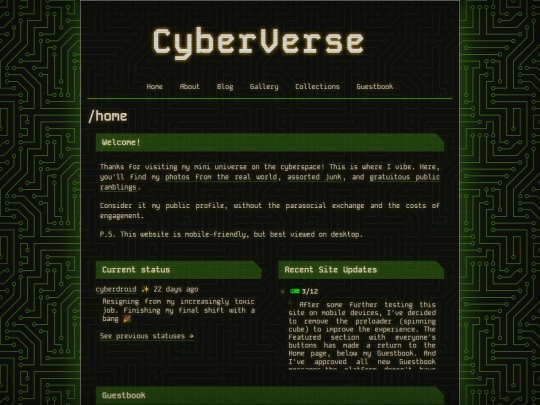 home screenshot