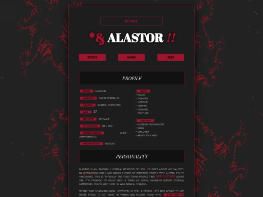 grace--fallen/alastor screenshot