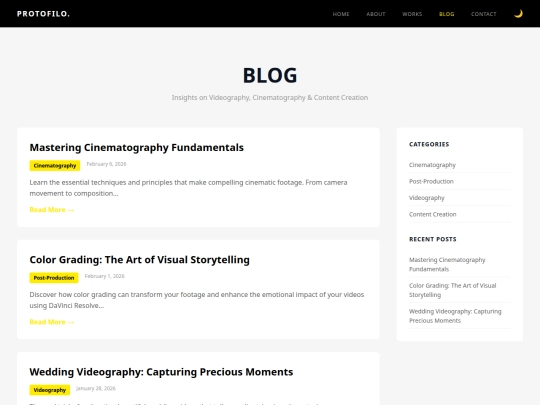 blog screenshot
