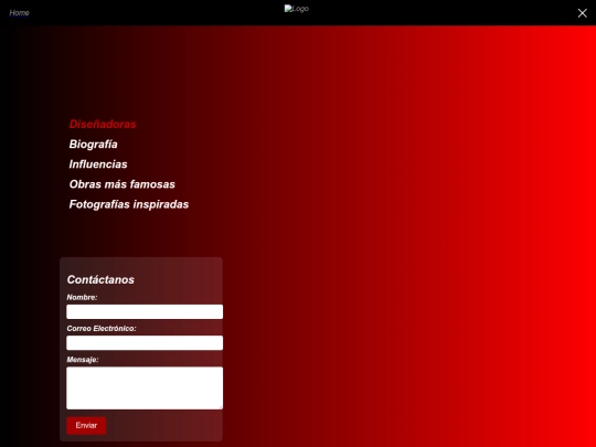 2º semestre/WEB-DISEÑADOR-MÓVIL/menu screenshot