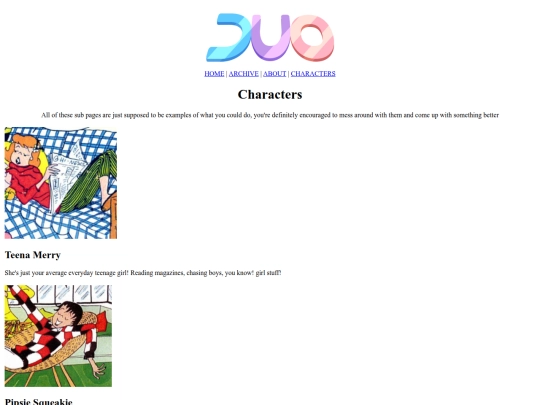 characters screenshot
